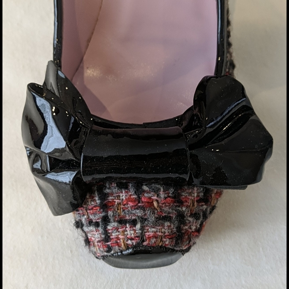 New Red Valentino Tweed Pumps - Picture 4 of 7